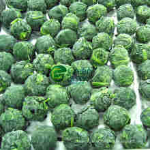 IQF Frozen Spinach Balls with FDA Standard